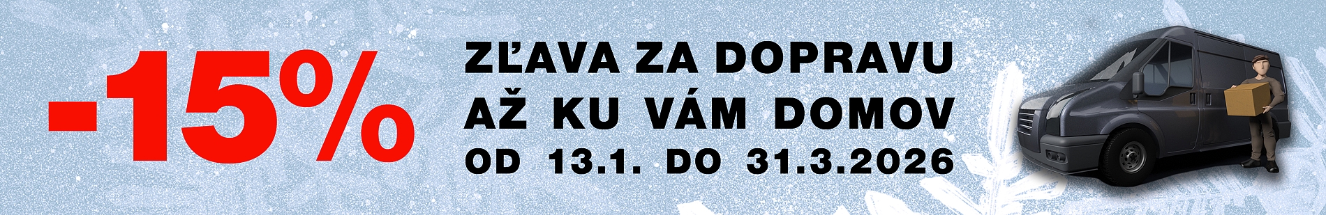 doprava AKCIA zimná E-shop zm